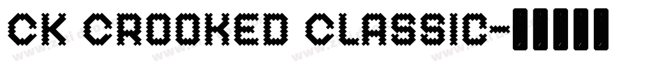 CK Crooked Classic字体转换